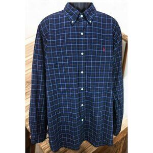 Ralph Lauren Mens Classic Fit Plaid Shirt XXL